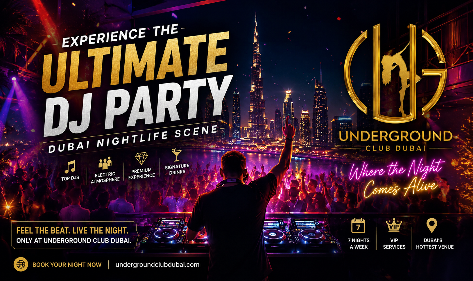 Experience the Ultimate DJ Party Dubai Nightlife Scene