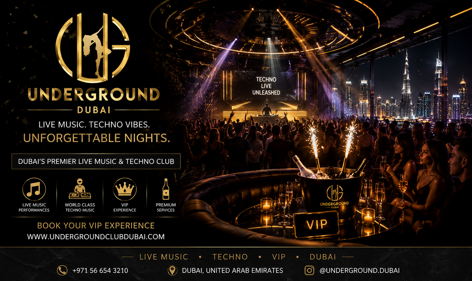 Experience the Best Live Music Club Dubai for Luxury Nightlife