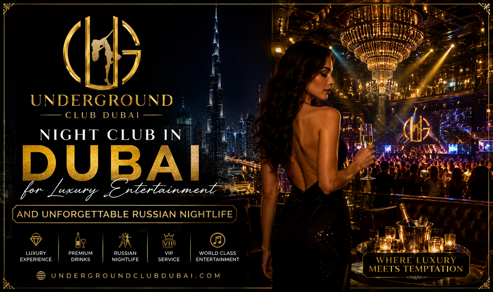 Night Club in Dubai for Luxury Entertainment and Unforgettable Russian Nightlife